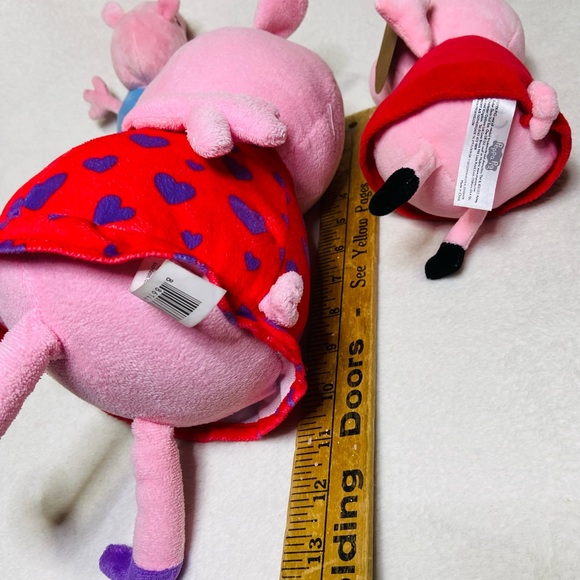Peppa Pig Plush Toys I Love You George Pig Mini Peppa - Picture 7 of 8